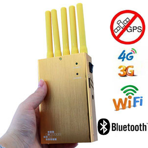Brouilleur de 5 bandes de signal GSM / 3G / 4G / Vidéo/ wifi bluetooth GPS  L1 L2 L3 L4 L5