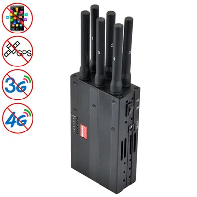 Mobile phone signal 6-band jammer video