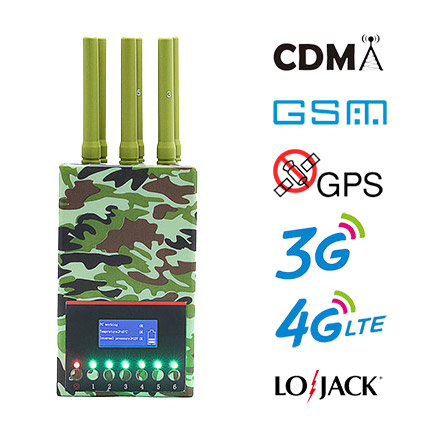 3G 4G GPS Handy Lojack Jammer Signal-Störsender 