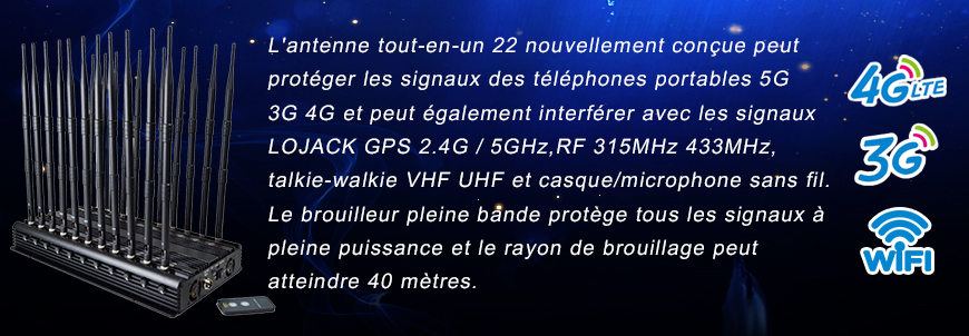 Brouilleur Portatif GSM 3G