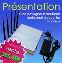 Brouilleur Anti-admission, Bloqueur d'admission Portable 110