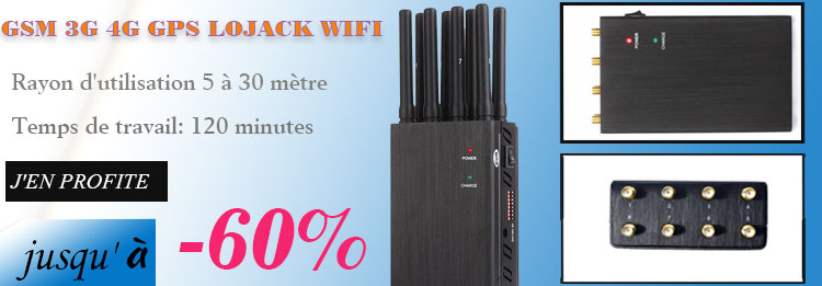 Brouilleur D'onde 12 Antennes Bloquer 3G 4G WiFi GPS LOJACK