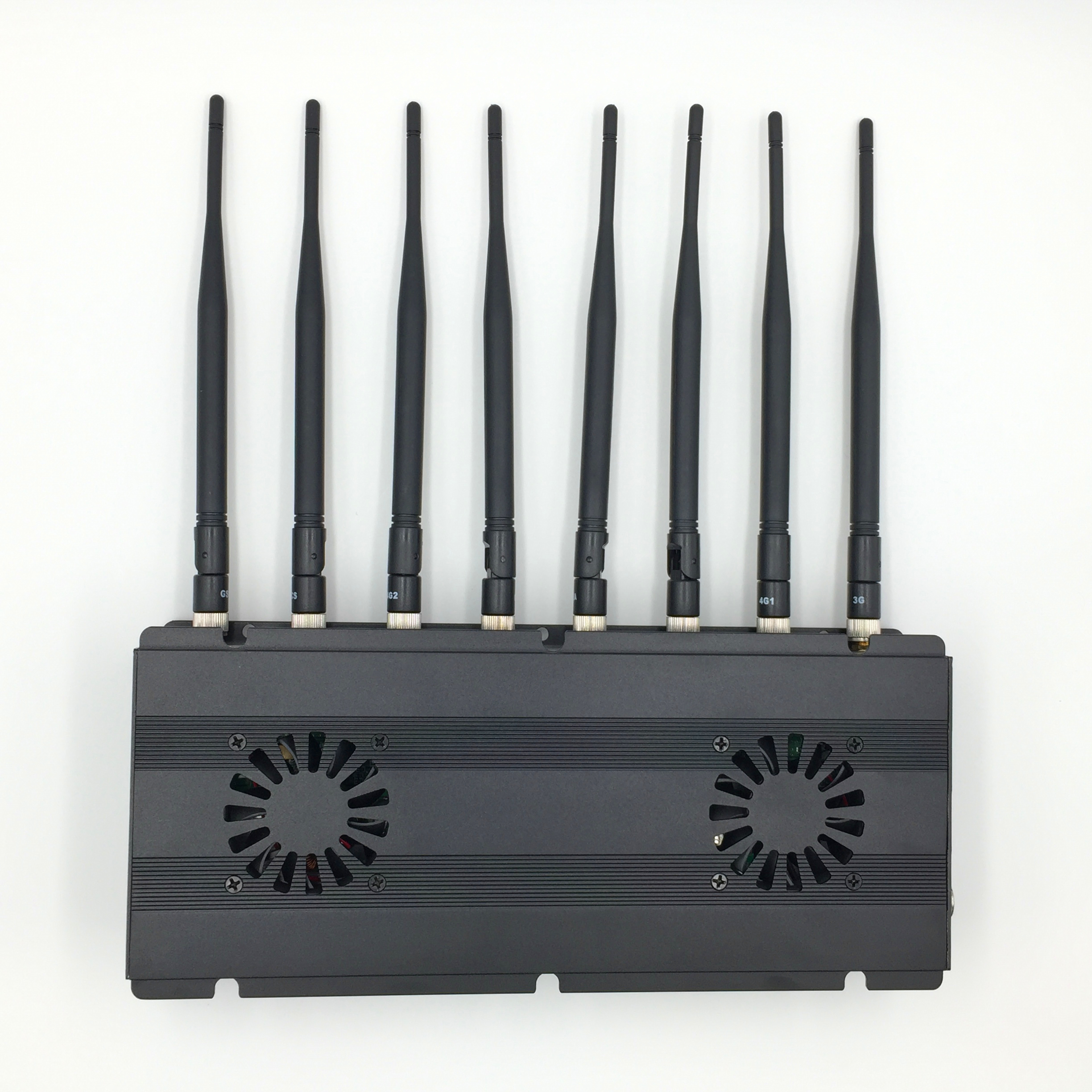 jammer kit lowes deck , Black Desktop 8 Antenna Signal Jammers With GSM 3G 4G GPS WiFi LOJACK