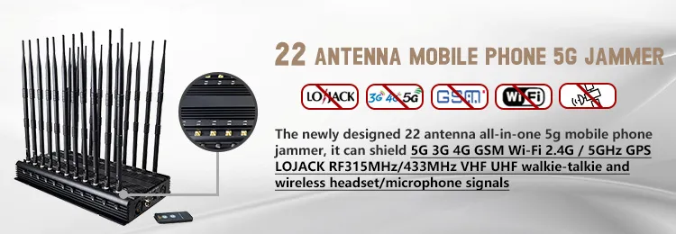 22 Antennas 5g Jammers